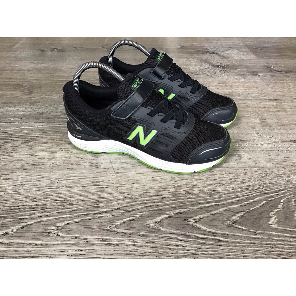 Kids' New Balance 680v5 YA680BG6 Black|Ghost Pepper - Youth Size 5 XW Shoes